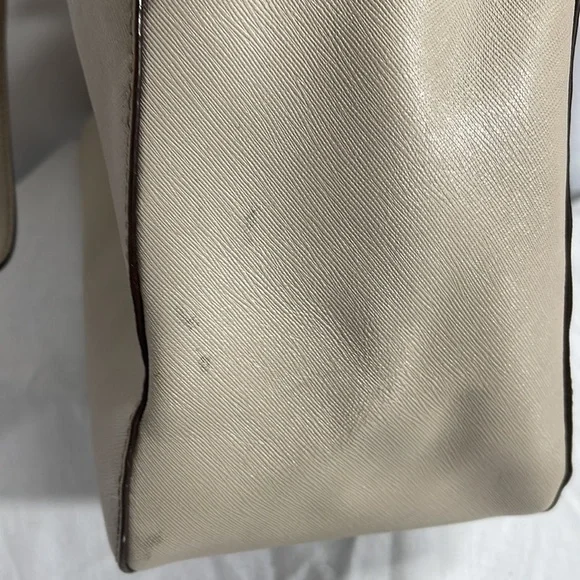 Kate Spade Leather Handbag Color Gray/Taupe - Picture 12 of 16